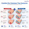BUY 1 Get 1 FREE Wonder Care Silicone Toe Separator For Feet Gel Toe Pads Toe Big Toe Corrector Bunion Toe Straightener Yoga Toe Stretcher Hammer Toe Bunion