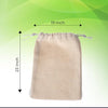 Wonder Care Reusable cotton bags small drawstring pouch cotton cloth bag -Muslin Bags with Drawstring Canvas drawstring bags small- sachet bags Reusable small cloth bags Pouch for Party Home Supplies