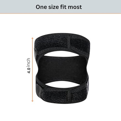 Patella Tendon Support Strap | Adjustable Knee Strap Patella Tendon Brace with Stabilizer Band for Hiking, Soccer, Basketball, Runners, Jumpers, and Tendonitis Relief for Unisex