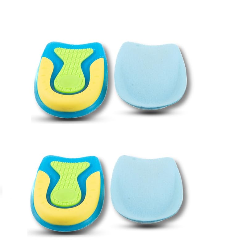 BUY 1 Get 1 FREE Wonder Care Gel Heel Cushion For Heel Pain Relief Women And Men | Silicone Heel Pad | Plantar Fascitis Inserts Heel Spur Pads| Achillies Heel Support| Cushion Heel Inserts | Large