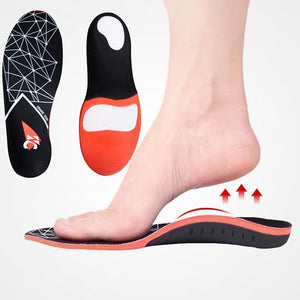 BUY 1 Get 1 FREE Wonder Care Triple Gel Extra Soft Insole for Shoes Men and Women, Trimmable Arch Support Insoles, Orthopedic Insole for Flat Feet, Breathable Extra Comfort Shock Absorption Sole