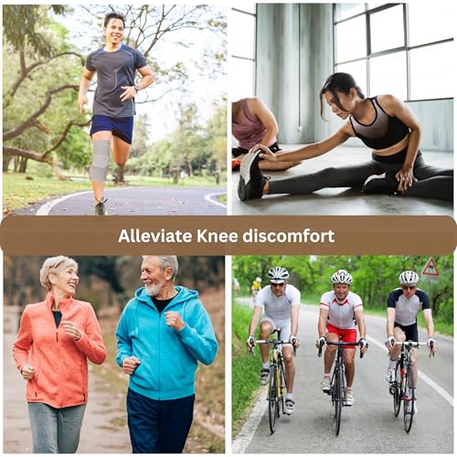 BUY 1 Get 1 FREE Wonder Care bamboo knee compression sleeve for Men and women; copper fit knee sleeve for running, volleyball, gym weightlifting bamboo knee brace made from bamboo yarn