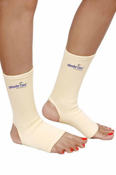 BUY 1 Get 1 FREE Wonder Care Ankle Support for Sprained Ankle Injury, Ankle Brace for Plantar Fasciitis Anklet Wrap Pain Relief Men & Women Achilles Tendon (S)