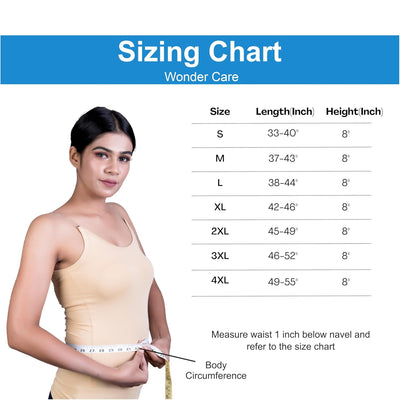 Wonder Care Abdominal Belt after delivery Tummy Reduction Trimmer Belly Slimming Binder for Women & Men Abdomen Compression Support