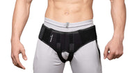 Wonder Care Inguinal Groin Hernia Support Belt for Post Surgery Men’s Hernia Guard Inguinal Truss Hernia Belt Adjustable Waist Strap with 2 Removable Compression Pads
