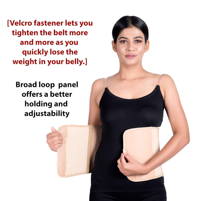 Wonder Care Abdominal Belt post delivery tummy trimmer binder post operative care compression belt adjustable with hook and loop fastener