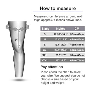 BUY 1 Get 1 FREE Knee Sleeve Knee Brace Compression Knee Sleeve For Men And Women Knee Support Running Knee Sleeve Workout Knee Sleeve Gym Hiking Sports Running Gym [Grey/Black] All Sizes