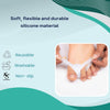 BUY 1 Get 1 FREE Wonder Care Silicone Toe Separator For Feet Gel Toe Pads Toe Big Toe Corrector Bunion Toe Straightener Yoga Toe Stretcher Hammer Toe Bunion [Pair of 1-2 Pieces]