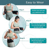 Wonder Care Polyester, Umbilical Black Hernia Belt Pain Relief Support Brace With 1 Removable Compression Pad For Men & Women