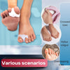 BUY 1 Get 1 FREE Wonder Care Silicone Toe Separator For Feet Gel Toe Pads Toe Big Toe Corrector Bunion Toe Straightener Yoga Toe Stretcher Hammer Toe Bunion [Pair of 1-2 Pieces]