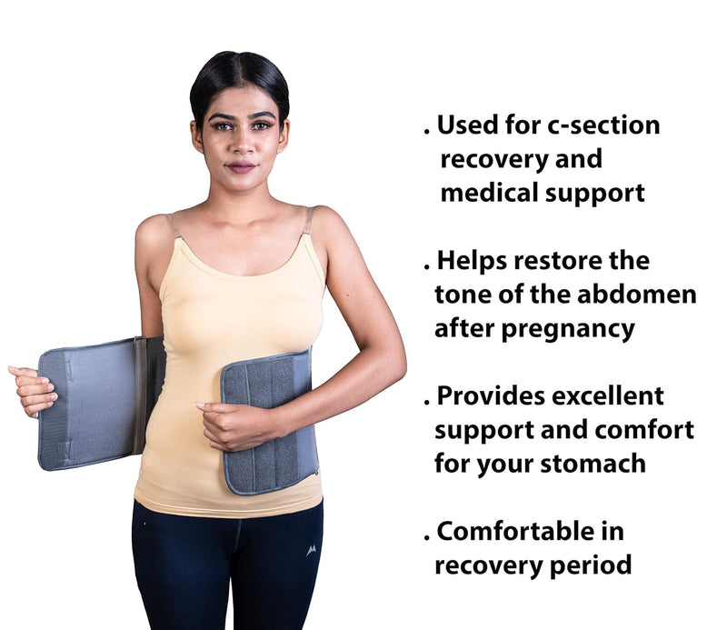 Wonder Care abdominal belt women maternity belt after normal delivery pregnancy belt c section cotton belly support belt women Beige Color