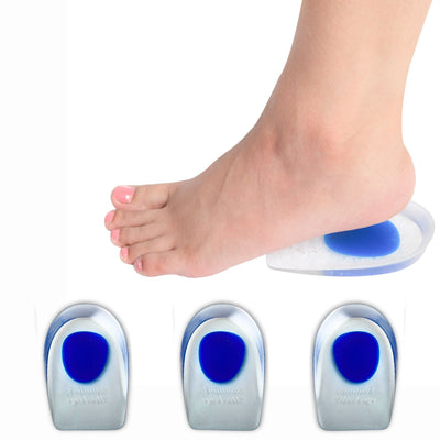 BUY 1 Get 1 FREE Wonder Care Gel Heel Cushion For Heel Pain Relief Women & Men | Shoe Insert Silicone Heel Pad|Plantar Fascitis Inserts Heel Spur Pads| Achillies Heel Support Pad| Cushion Heel Inserts